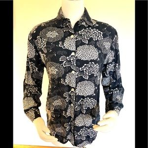 Soft Surroundings petite linen blend shirt